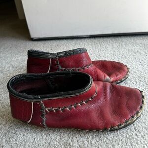Beatrice Valenzuela botine moccasin boot, red, size 9